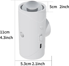 Motion Sensor Night Light, Multi-Color Gradient Rechargeable Wall Lamp with Magnetic Base, Dimmable Auto/Continuous Mode, Wireless LED Light for Bedroom, Hallway, Stairs